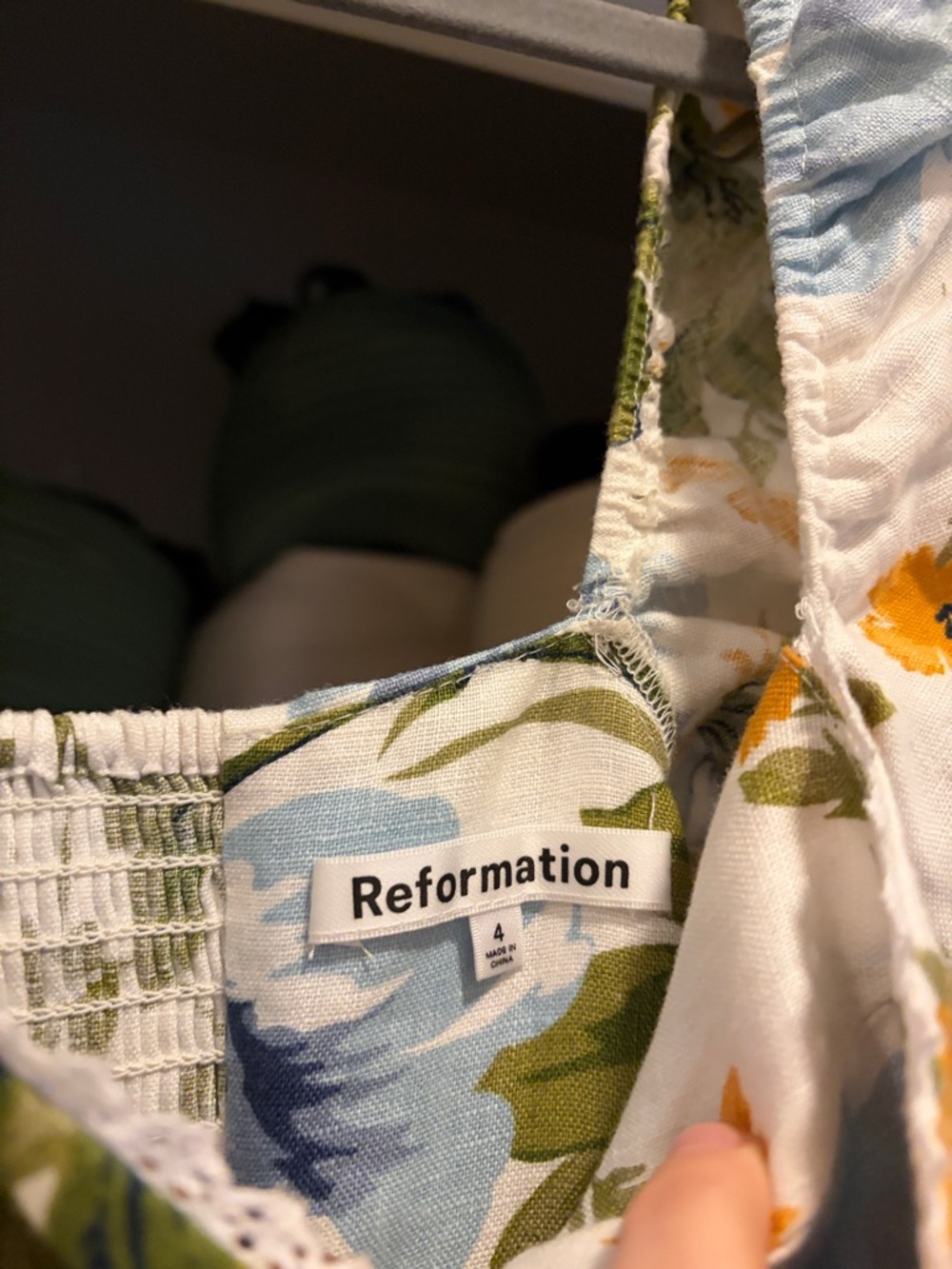 Reformation Marella Linen Dress - Picture 2 of 3